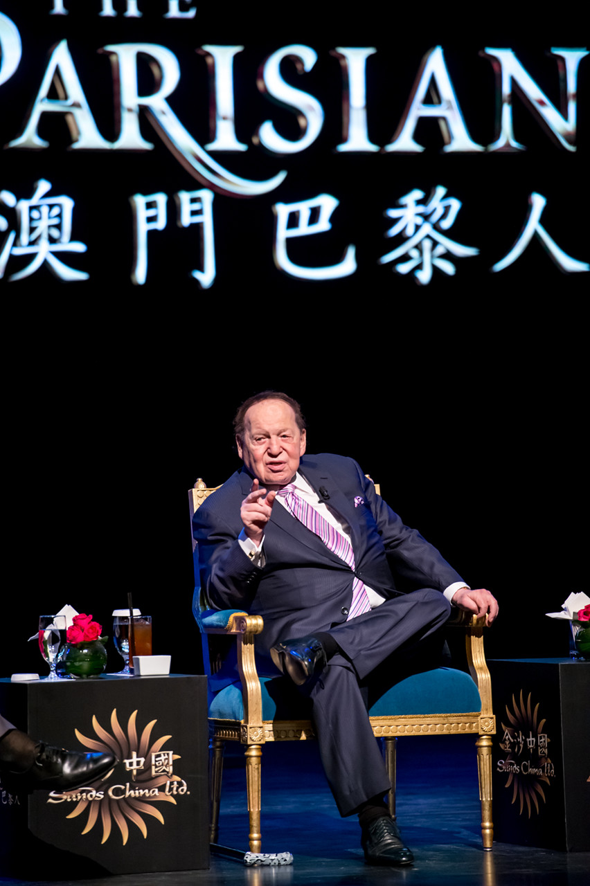 萧登·艾德森先生于开幕新闻发布会 澳门巴黎人隆重开幕