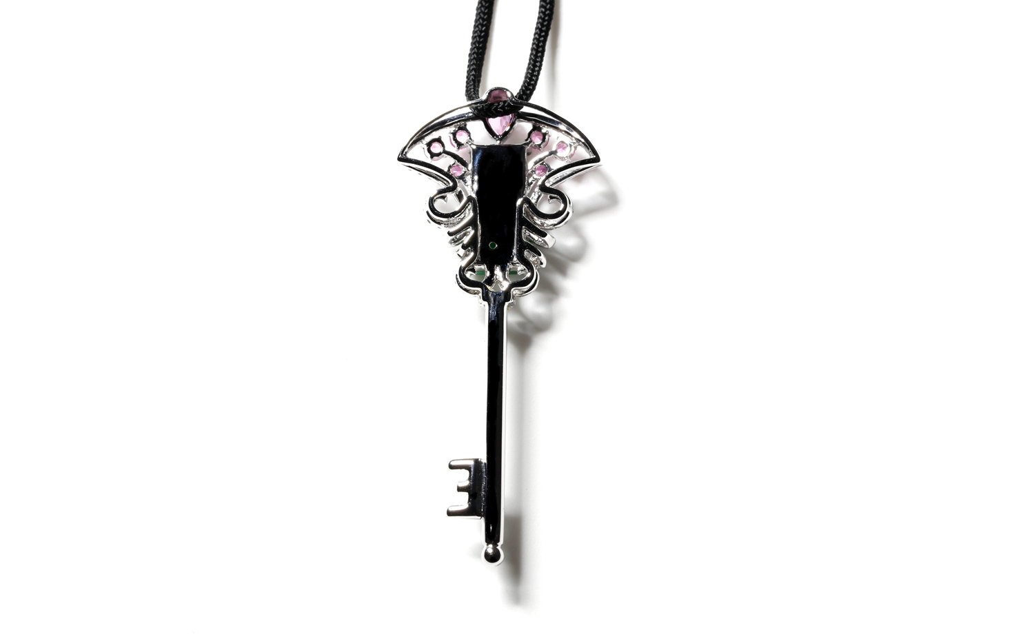 王后珠寶 Jadeite Key Pendent - 皇家羽扇