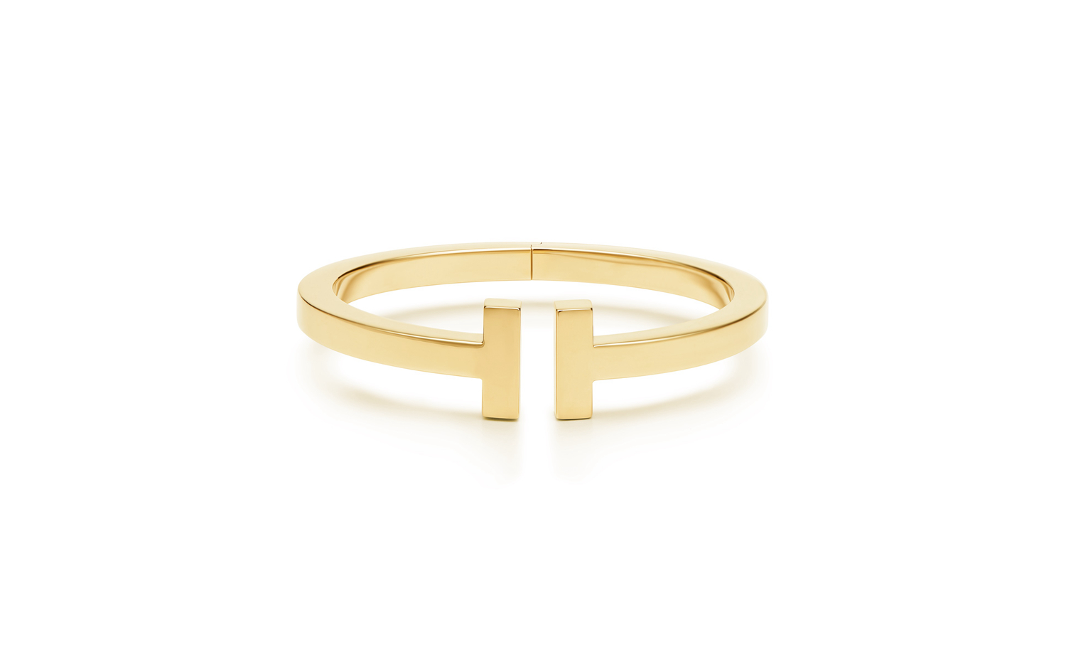 Tiffany T系列18K黃金方形手鐲