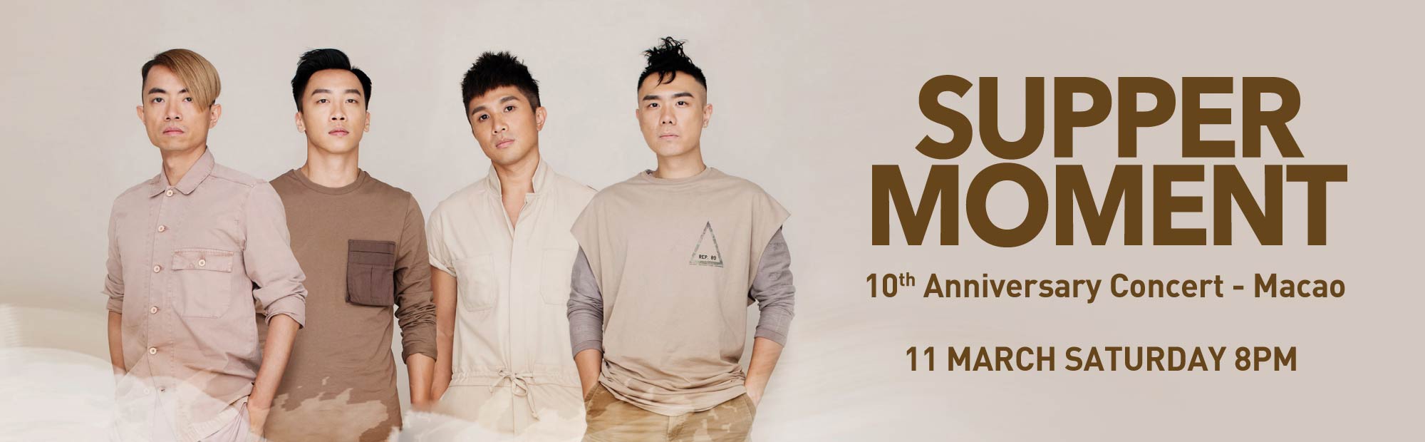 Supper Moment 10th Anniversary Concert – Macao rocks Cotai Arena 