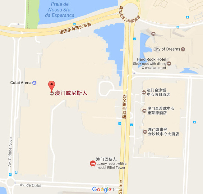澳門威尼斯人酒店地點資訊