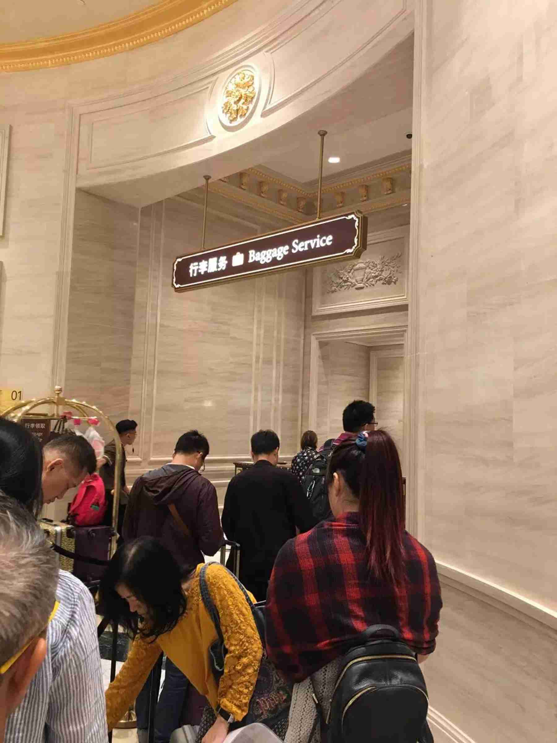 澳門巴黎人酒店行李服務 澳門巴黎人酒店行李服務