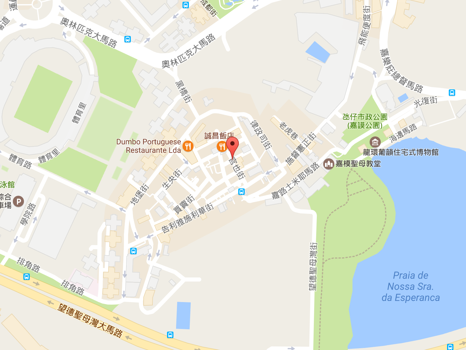 澳门氹仔南部市区中心,官也街