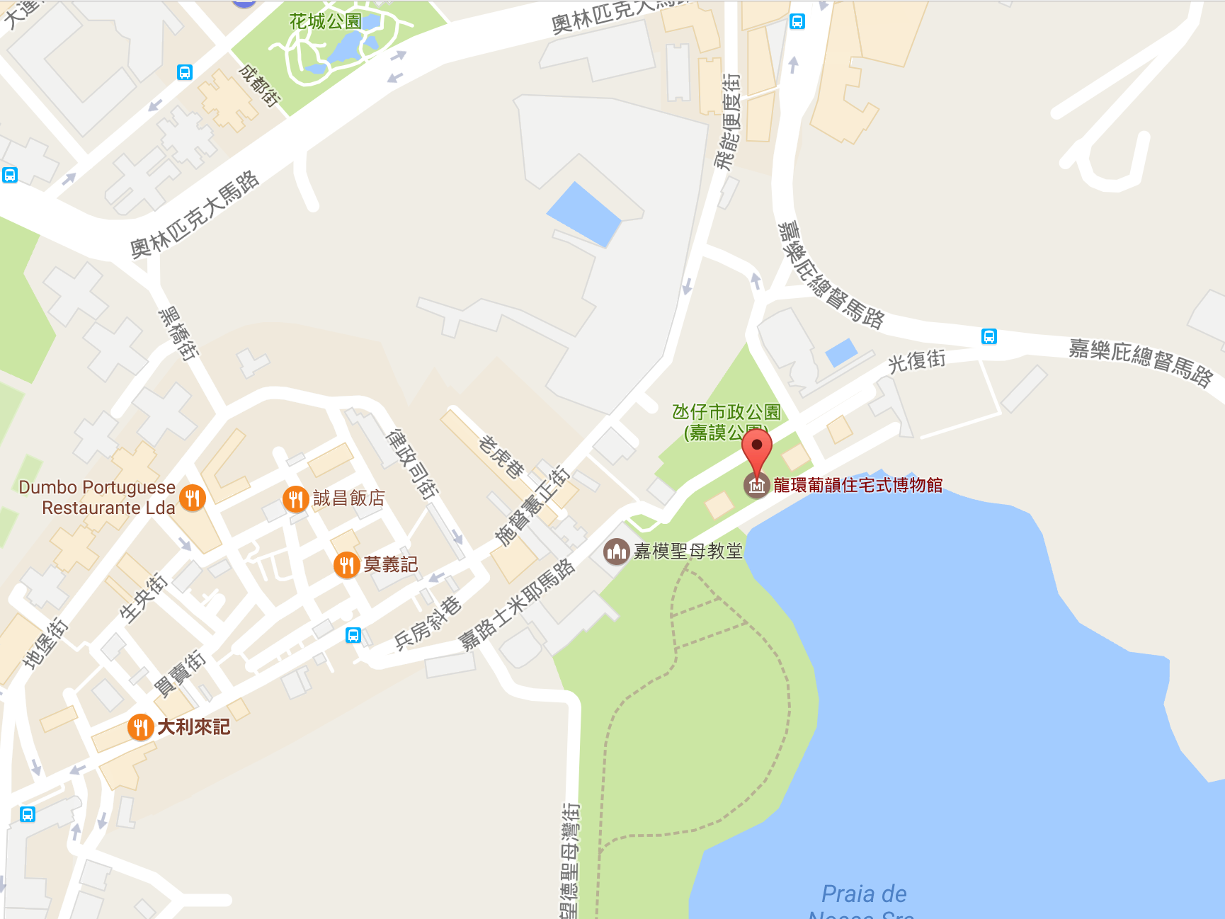 澳门龙环葡韵地图