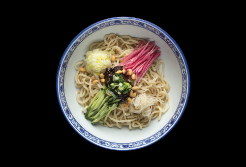 Old Beijing noodles with condiments