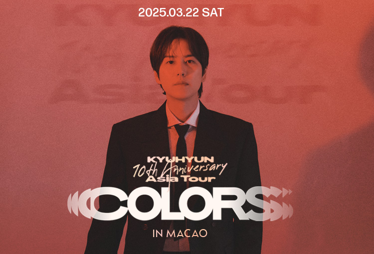 KYUHYUN 10th Anniversary Asia Tour 'COLORS' in MACAO