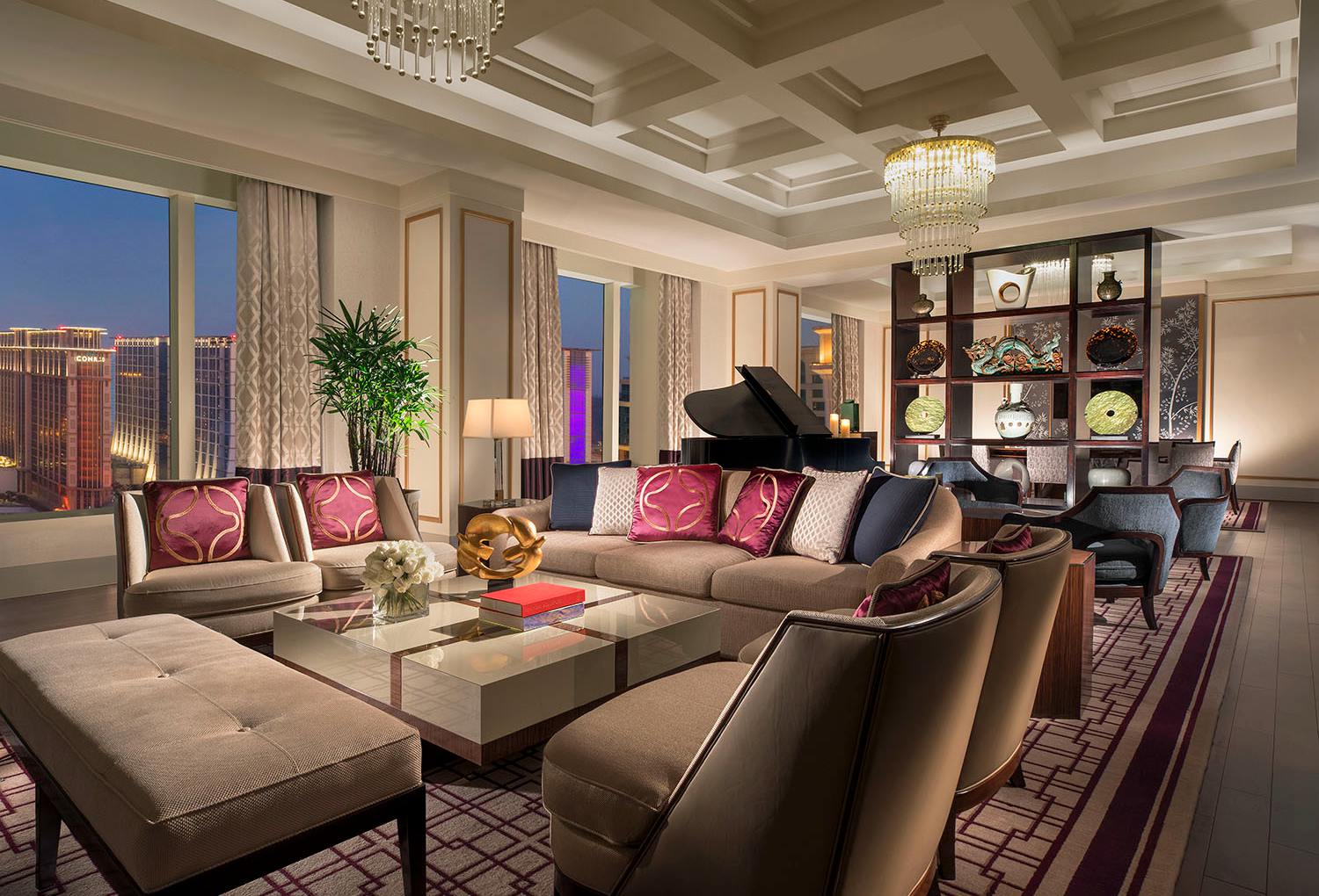 Presidential Suite Living Room总统套房客厅 - Lighting Design Alliance