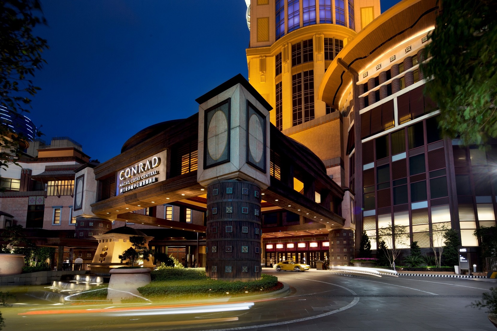 Conrad Macao night exterior