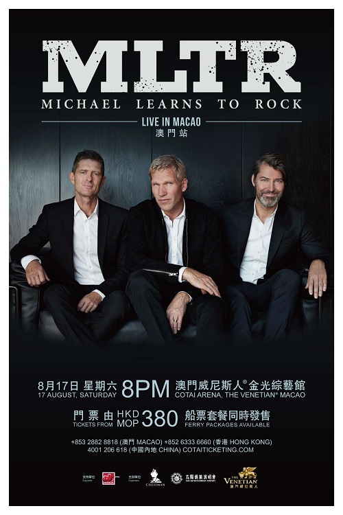  Michael Learns To Rock to Perform at The Venetian Macao 