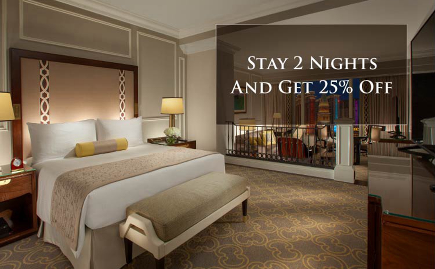 Stay 2 Nights and Get 30% off | Macao Hotel Packages | The Venetian Macao